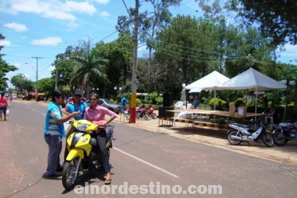 Comisión de Ayuda a Personas con Capacidades Diferentes de Horqueta realizó maratón para personas con discapacidad 