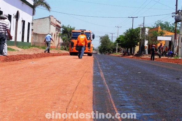 Las lluvias registradas en los últimos días postergaron el comienzo del asfaltado en Concepción