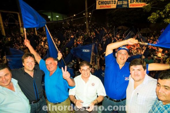 Multitudinario acto en Pedro Juan Caballero con los candidatos de consenso para Amambay y referentes del PLRA