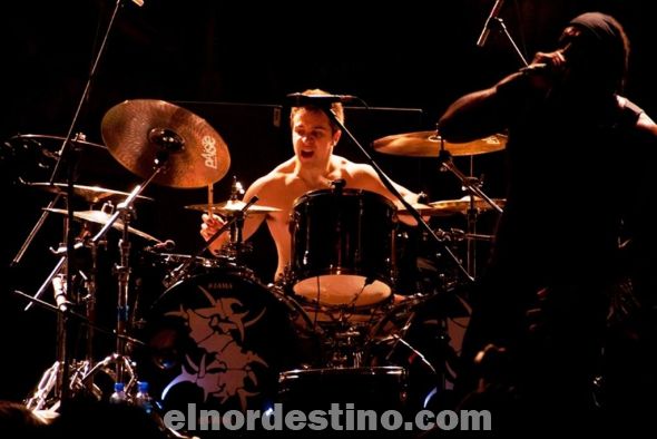 Eloy Casagrande y el sueño del pibe. De fan a baterista de Sepultura. Empeño y dedicación, de doble pedales ni hablar. (Foto: paraguay.com).