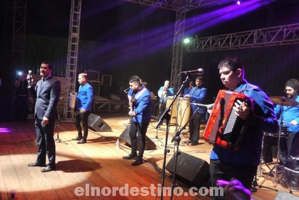 Se presentó desde México Carlos Montalvo y su Orquesta, la primera atracción artística de la Expo Amambay 2018