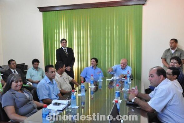 El vicepresidente de la Nación Óscar Denis se reunió con el gobernador  y los intendentes de los municipios de Amambay
