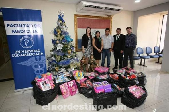Universidad Sudamericana realizó donación de juguetes en apoyo a la campaña 