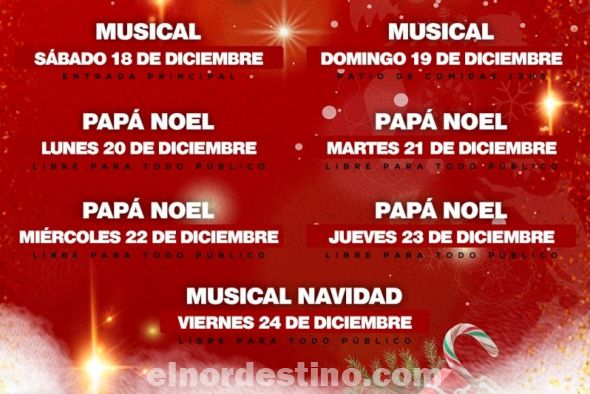 Desde el sábado 18 hasta el viernes 24, siempre a partir de las 12 horas, Planet Outlet ofrecerá shows musicales con la presencia de Papá Noel y acceso libre para todo público. (Foto: Gacetilla de Prensa de Planet Outlet).