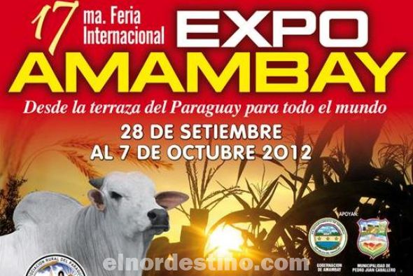Hoy se habilita oficialmente la 17ma. Feria Internacional Expo Amambay 2012