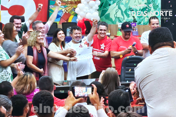 Con la esperanza de mejorar su puntería, PT MS recibe de forma oficial a Carlos Bernardo en concurrido acto público dominical 