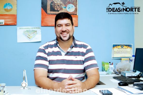 Después de tres años elnordestino.com entrevista una vez más al ingeniero EH Gustavo Ferreira, cuando cumplía funciones como Secretario de Desarrollo Rural durante el gobierno departamental de Amambay administrado por el entonces gobernador Pedro González. (Foto: Diego Lozano para Ideas del Norte Consultora Publicitaria).