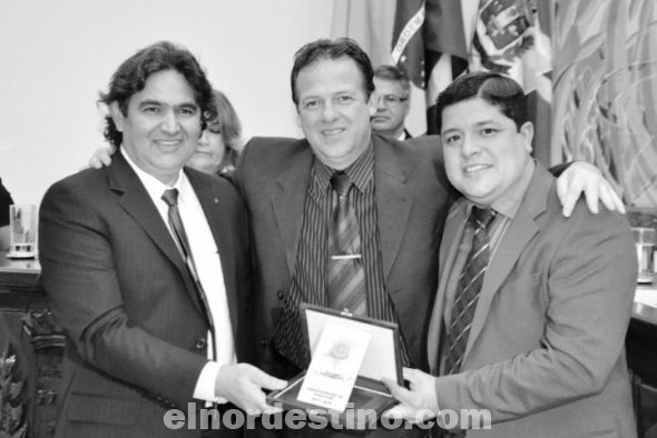 Gobernador de Amambay Pedro González Ramírez fue homenajeado por autoridades brasileñas