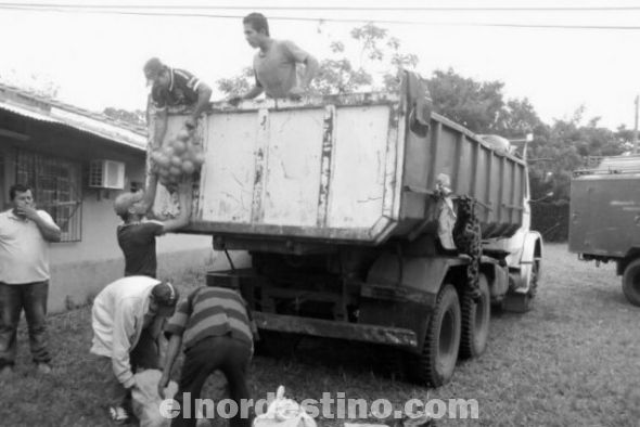 Pobladores de Horqueta continúan ayudando a damnificados por las inundaciones en Concepción