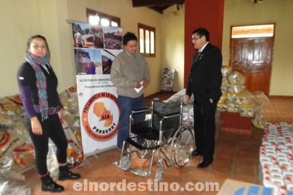 La Gobernación de Amambay y la SEN entregan víveres a cinco comedores populares de Pedro Juan Caballero