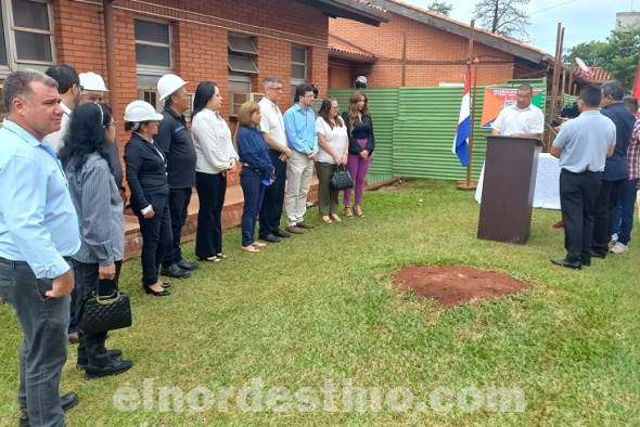 La edificación del sector de quirófanos será posible gracias al Convenio Marco de Cooperación existente entre la Municipalidad de Pedro Juan Caballero y el Ministerio de Salud Pública y Bienestar Social, para beneficio del Hospital Regional. (Foto: Municipalidad de Pedro Juan Caballero).