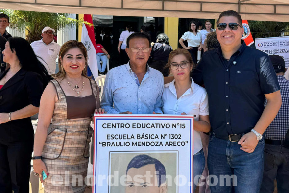 El Primer Adelantado: Amambay fue el primer departamento que entregó mesas y sillas pedagógicas a instituciones de enseñanza