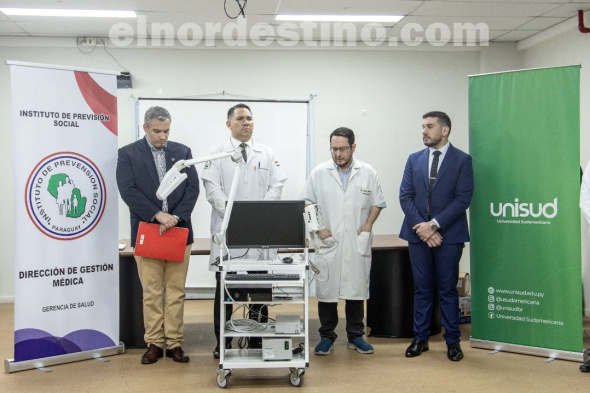 Servicio de Neurología del Hospital Central del Instituto de Previsión Social recibió moderno equipo de Electroencefalógrafo