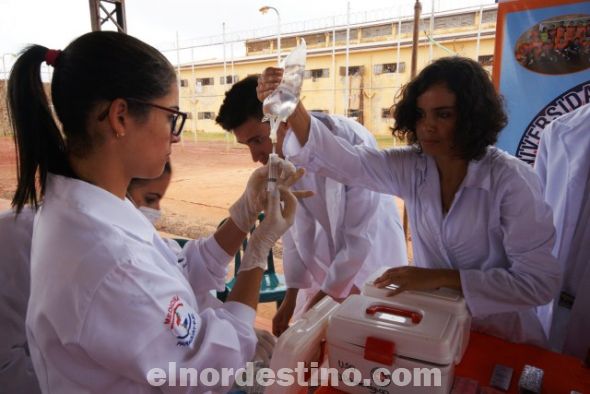 Universidad Sudamericana filial Pedro Juan Caballero siempre realizando importantes labores sociales para la comunidad