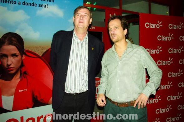 El ex Secretario de Deportes de la Nación y actual consejero de Itaipú Paulo Reichardt estuvo presente en el lanzamiento de la “Promoción Amambay” en “La Noche Claro” de la Expo Amambay. (Foto: Diego Lozano).