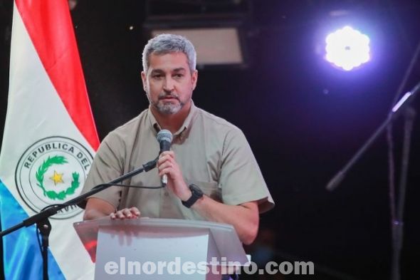 Marito destacó que con la electrificación de la ciudad de Bahía Negra, Paraguay se convierte en el primer país de la región que tiene el 100% de suministro de energía eléctrica renovable. (Foto: Diario Última Hora).