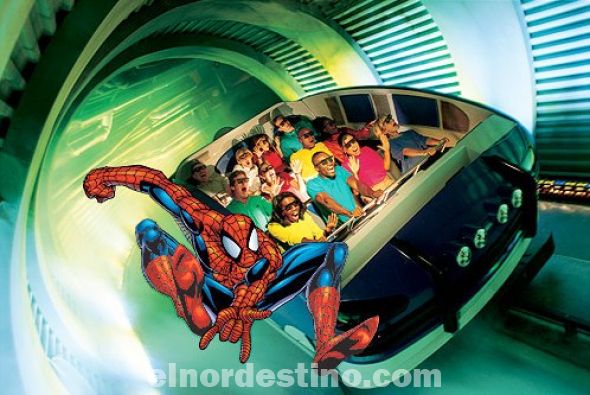 Universal Studios de Orlando es un parque inspirado en la producción del Cine y Famosas Series de Televisión. Se puede disfrutar de una de las montañas rusas más solicitadas del estado de Florida: la RIP RIDE ROCKIT, con una subida y bajada de 90º con la música que vos elijas. (Foto: Intertours).