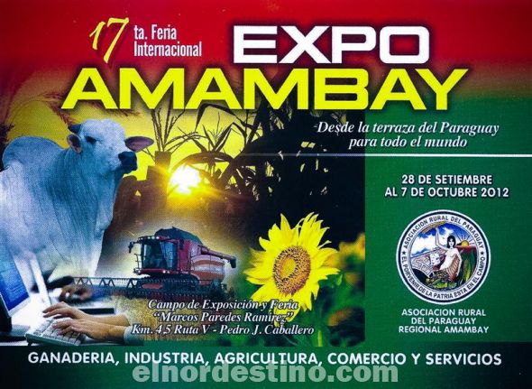 Mañana se lanza oficialmente la 17ma Feria Internacional Expo Amambay 2012