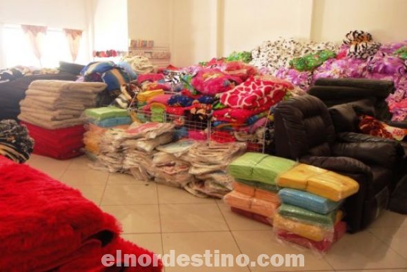 Una gran variedad de productos se pueden ver y adquirir en el Show Room de Salinas Textil. (Foto: Diego Lozano).