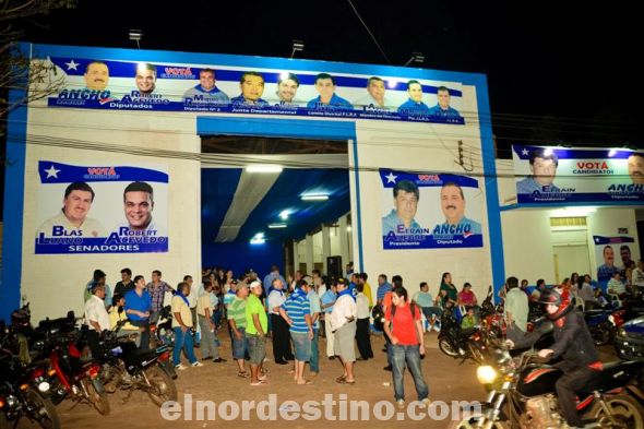 Se inauguró oficialmente el PC del Movimiento “Amambay Ñanemba’e” con la presencia de simpatizantes del PLRA