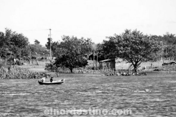 Abandonan Isla Chaco-í ubicada frente al puerto de Concepción debido al rápido avance del agua