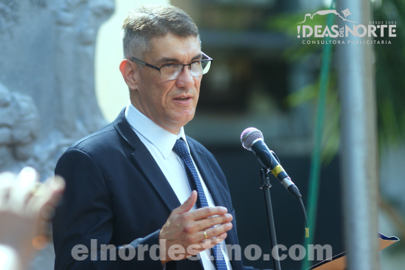 Destacados referentes de la política fronteriza acompañaron el Acto Oficial por los 124 años de Pedro Juan Caballero