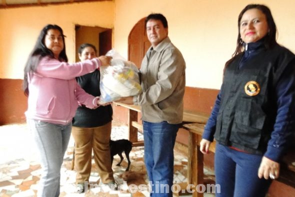 Secretaria de Emergencia Nacional de la Gobernación de Amambay entregó víveres a comedores públicos de San José y Romero Cué