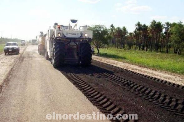 Analizan ofertas para terminar obra de la ruta que une Pozo Colorado con Concepción
