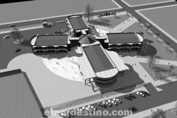 Se inició la construcción del nuevo Palacete Municipal de Pedro Juan Caballero que se habilitará a fines de este año