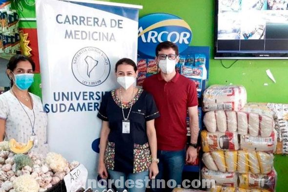 Universidad Sudamericana realizó donación de insumos alimenticios para el Hospital Regional de Pedro Juan Caballero