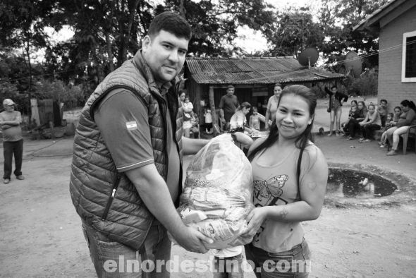 Siguen las ayudas sociales de la Gobernación de Amambay por los barrios, fracciones y colonias de todo el departamento 
