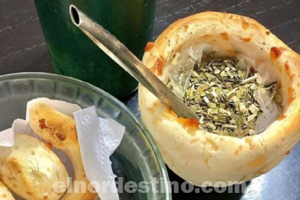 Esta propuesta se denomina Chipá Correntino. Los usuarios aplauden la originalidad y la capacidad de innovar con productos tradicionales, mientras que los defensores de la versión tradicional del mate cuestionan el invento. (Foto: Diario República de Corrientes).