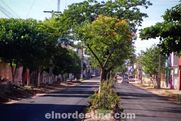 Continúan realizándose los trabajos de asfaltado en varias cuadras de la ciudad de Concepción