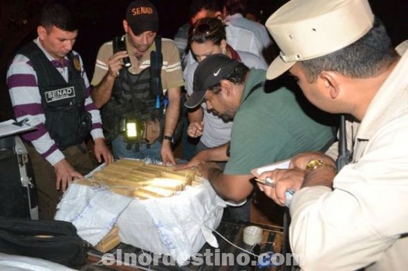 Decomisan cocaína, marihuana y fusil en operativo nocturno en Pedro Juan Caballero