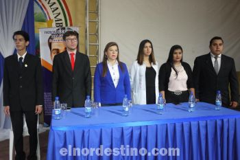 En el Aula Magna de la sede 1, en la Centro Cultural Alberto Morelo y en el Salón Auditorio de la Municipalidad de Pedro Juan Caballero se desarrolla el Primer Congreso Universitario de Estudiantes de Medicina. (Foto: Fátima Rodríguez).