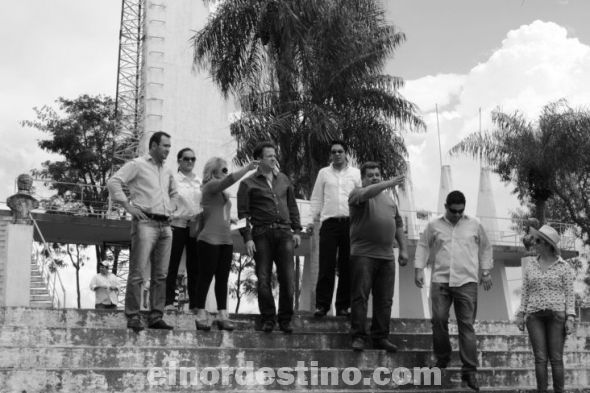Gobernador de Amambay Pedro González conformó comisión para hermoseamiento del Parque Nacional Cerro Corá