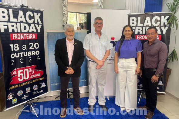 Se realizó el Lanzamiento del Black Friday Frontera en el salón Emiliano R. Fernández de la Gobernación de Amambay