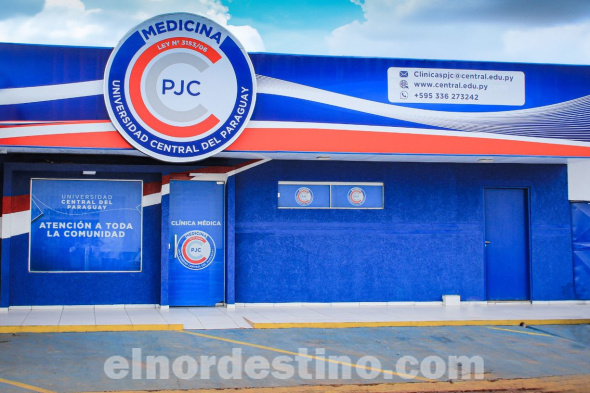 Las Clínicas de Universidad Central del Paraguay están ubicadas en puntos estratégicos, para promover y fortalecer el aprendizaje de procedimientos clínicos, por medio de las prácticas. Los estudiantes son asesorados y monitoreados por médicos especialistas exclusivos. (Foto: Asesoría de Prensa de UCP sede PJC).