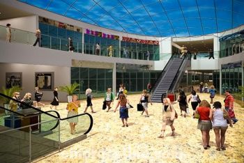 Entre las comodidades que ofrecerá Shopping Dubai  se cuentan 2 ascensores panorámicos, 2 ascensores de servicio, 4 escaleras mecánicas y equipos de aire acondicionado central.