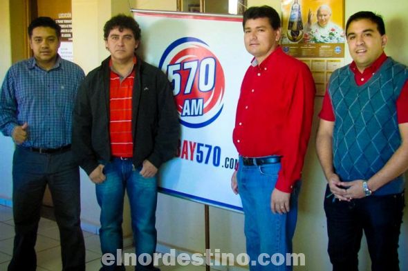 Los precandidatos a la Junta Departamental por la ANR realizaron una exposición de ideas en la Nueva 570 AM Radio Amambay