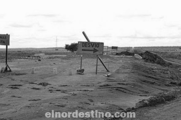 Se demora el reinicio de las obras en el tercer tramo de ruta desde Concepción a Vallemí