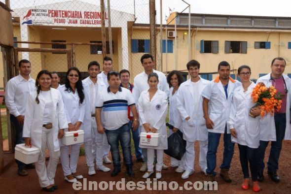 Es de destacar que la Universidad Sudamericana filial Pedro Juan Caballero viene realizando constantemente donaciones y asistencia médica gratuita a la ciudadanía pedrojuanina. (Foto: Diego Lozano).