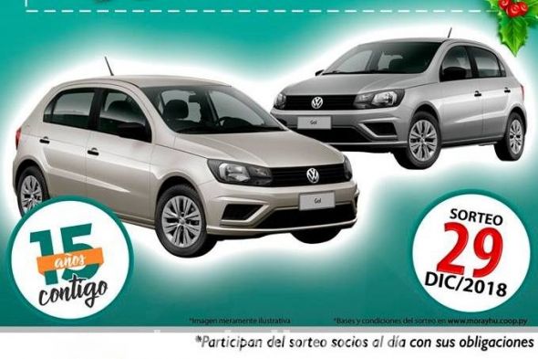 Inicia el 2019 con un auto GOL cero kilómetro con tus obligaciones al día con Cooperativa Multiactiva Mborayhu Ltda.