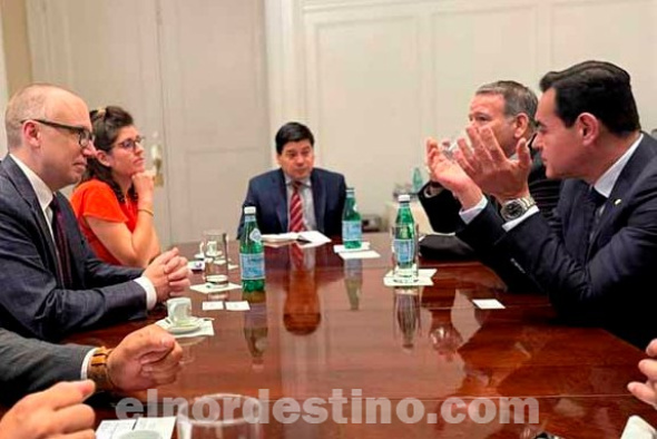 El ministro de Relaciones Exteriores de Paraguay Rubén Ramírez Lezcano manifestó la necesidad de incrementar la cooperación entre los países, consolidar las instituciones democráticas y apuntar al crecimiento sostenido. (Foto: Ministerio de Relaciones Exteriores).