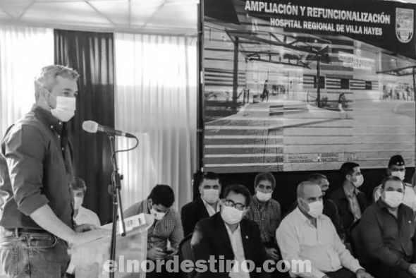 Marito dijo que hay grandes proyectos en obras públicas, toda la reparación y la construcción de la Transchaco que todavía no está generando el impacto que va a generar en la economía y en la generación de fuentes de trabajo porque recién se están instalando los campamentos. (Foto: Presidencia de la República del Paraguay).
