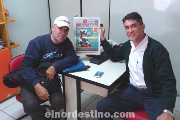 El precandidato liberal Ronald Acevedo reconoce el departamento buscando gobernar un Amambay para todos 