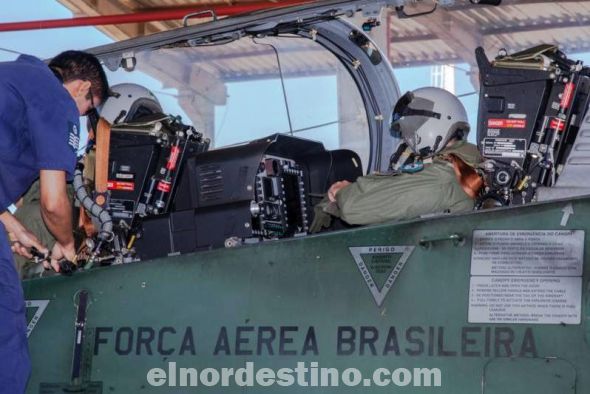 Brasil y Paraguay realizaron un ejercicio militar para combatir vuelos ilícitos trabajando en Concepción y Pedro Juan Caballero 