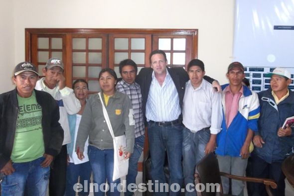 El Gobernador de Amambay Pedro González Ramírez recibió a representantes de diversas comunidades indígenas