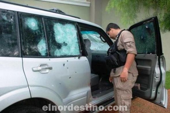 Violento atentado sin víctimas se registró esta tarde en la ciudad de Pedro Juan Caballero