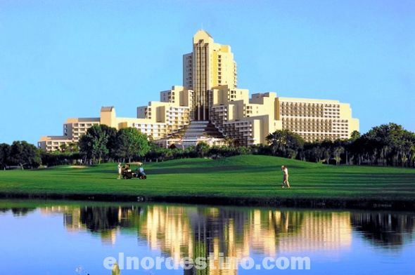 Aspecto del lujoso Marriott World Center, lugar donde se viene desarrollando la feria International Association of Airport Duty Free Stores en Orlando, Florida. (Foto: Marketing y Mercadeo).